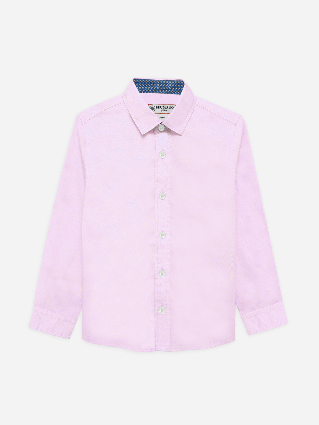 Pink Satin Formal Shirt - Junior