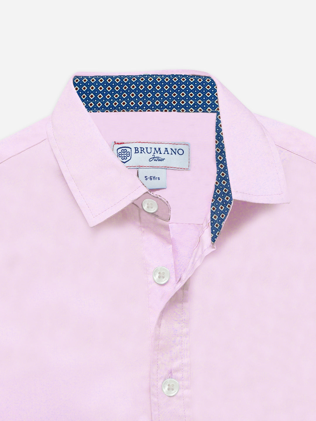 Pink Satin Formal Shirt - Junior