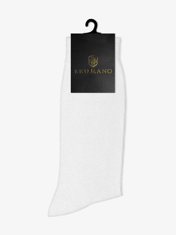 Plain White Cotton Socks