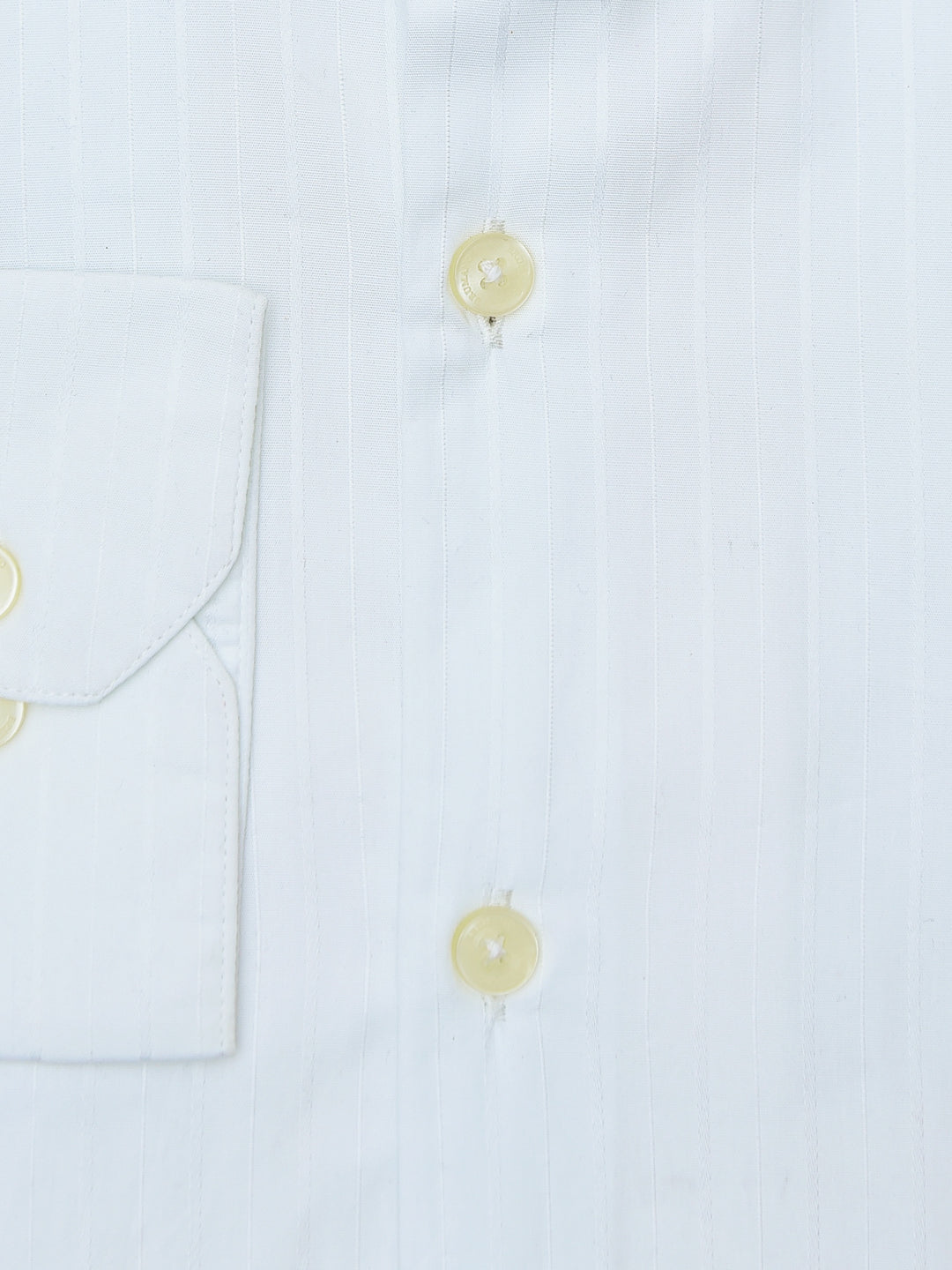 Plain White Striped Shirt With Cutaway Collar Brumano Pakistan