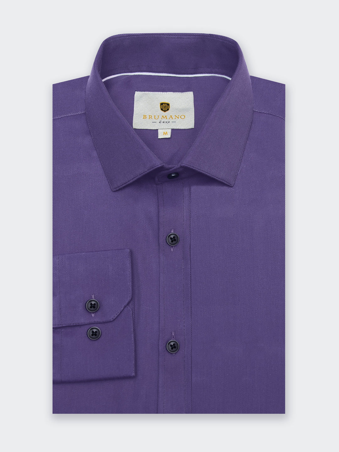 Purple Fine Twill Formal Shirt - Luxe