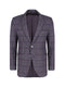 Purple Checkered Wool & Cashmere Blazer - Sartoria