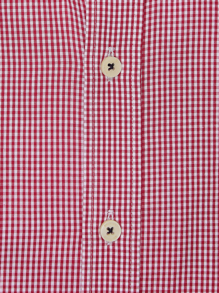 Red Gingham Button Down Shirt – Brumano