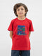 Red 'Sports Cars' Printed Casual T-Shirt Brumano Pakistan