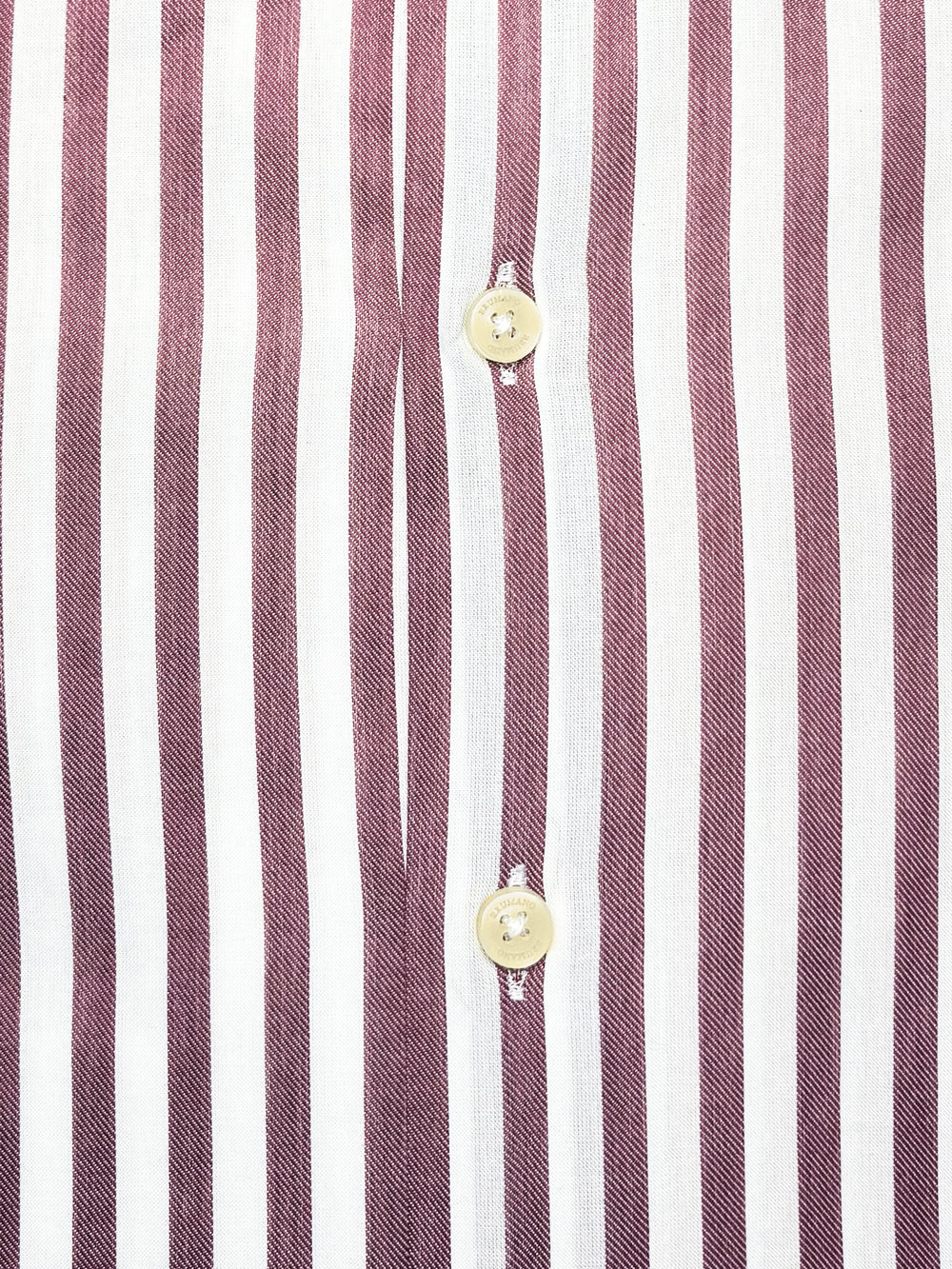 Red & White Bengal Striped Formal Shirt