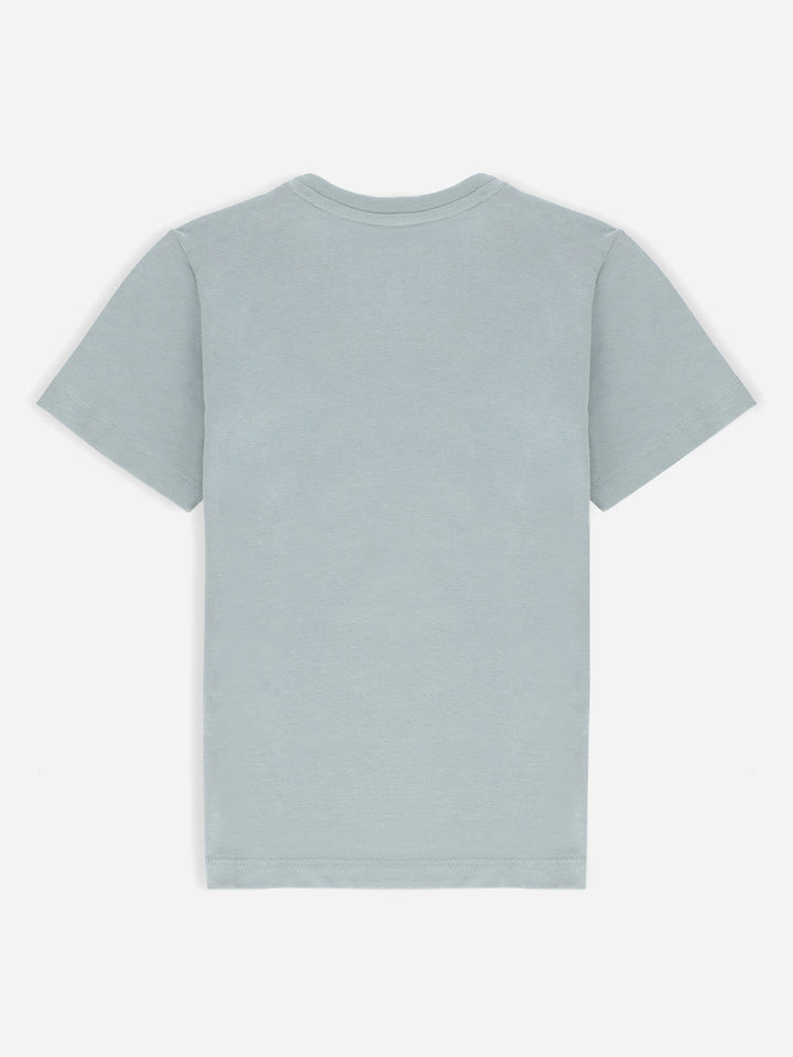 Sage Green Basic Crew Neck Casual T-Shirt Brumano Pakistan
