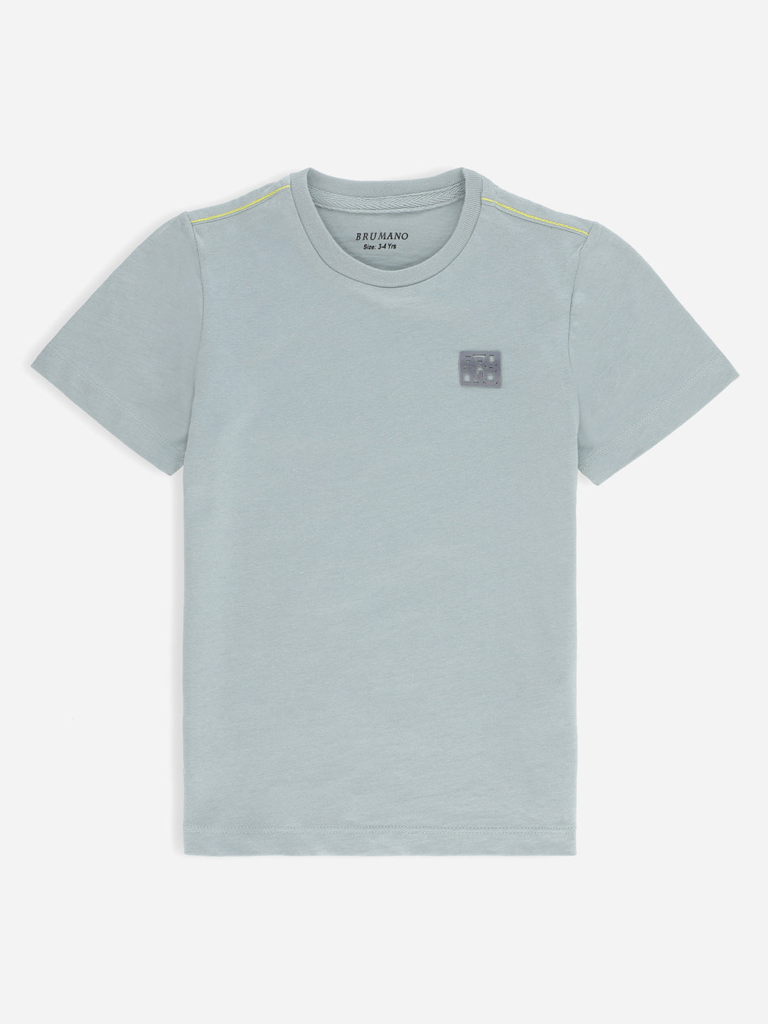 Sage green basic crew neck casual t shirt brumano pakistan