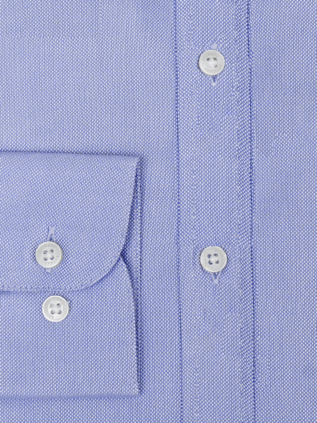 Sky Blue Dobby Structured Formal Shirt - Luxe