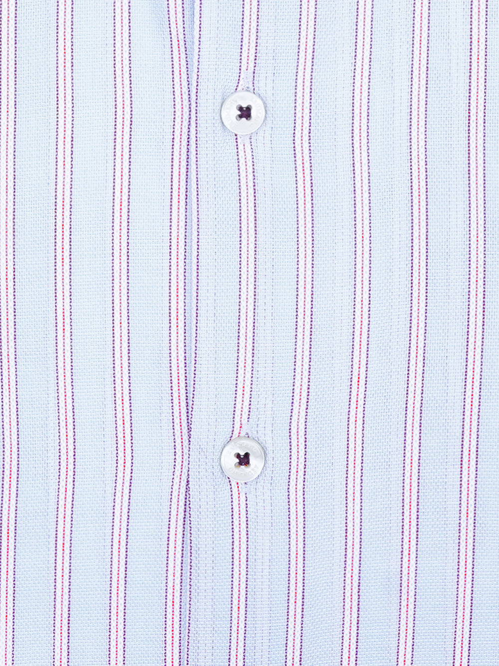 Sky Blue & Pink Striped Formal Shirt - Luxe