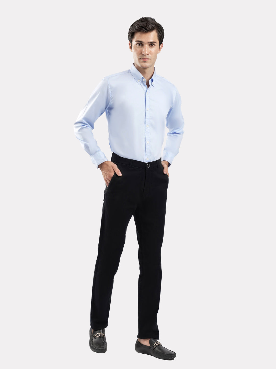 Sky Blue Button Down Formal Shirt