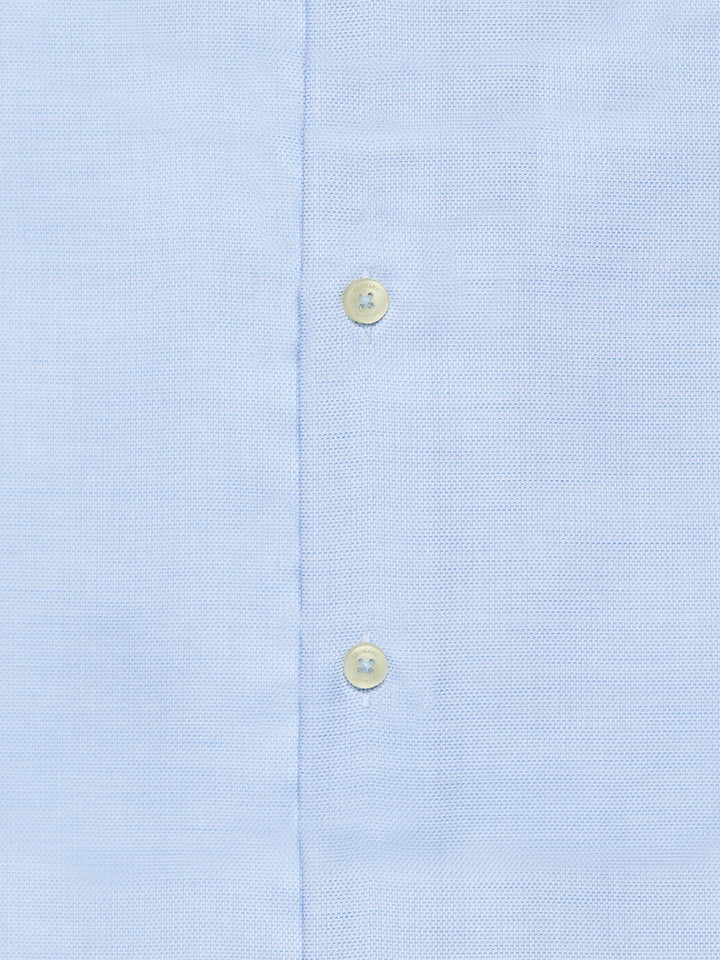 Sky Blue Dobby Structured Formal Shirt