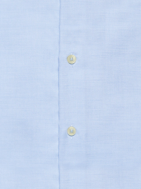 Sky Blue Dobby Structured Formal Shirt