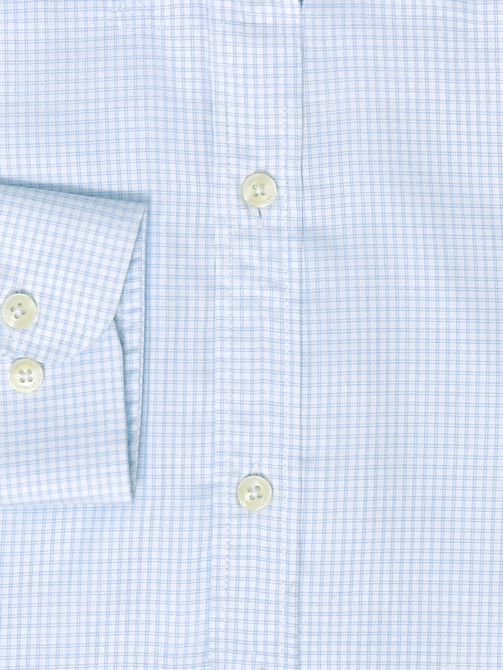 Sky Blue Gingham Button Down Shirt - Luxe