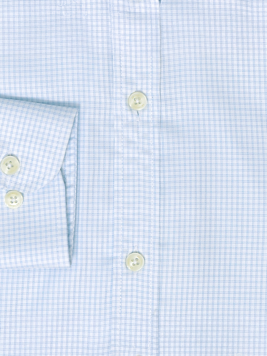 Sky Blue Gingham Button Down Shirt - Luxe