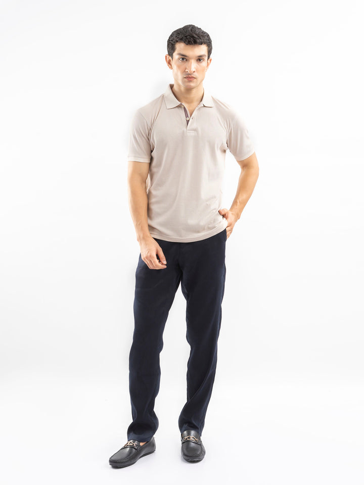 Stone 100% Cotton Pique Polo