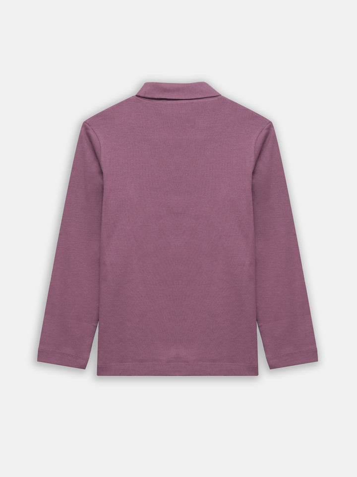 Tea Pink High Neck With Long Sleeves - Unisex