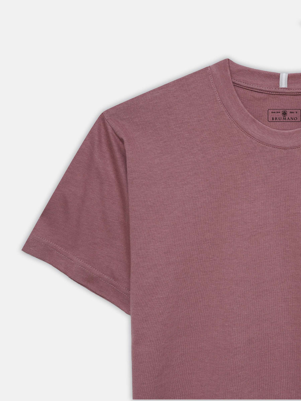 Tea Pink Regular Fit Crew Neck T-Shirt