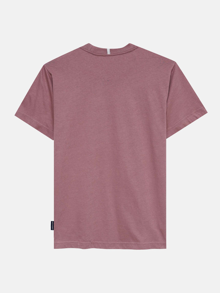 Tea Pink Regular Fit Crew Neck T-Shirt