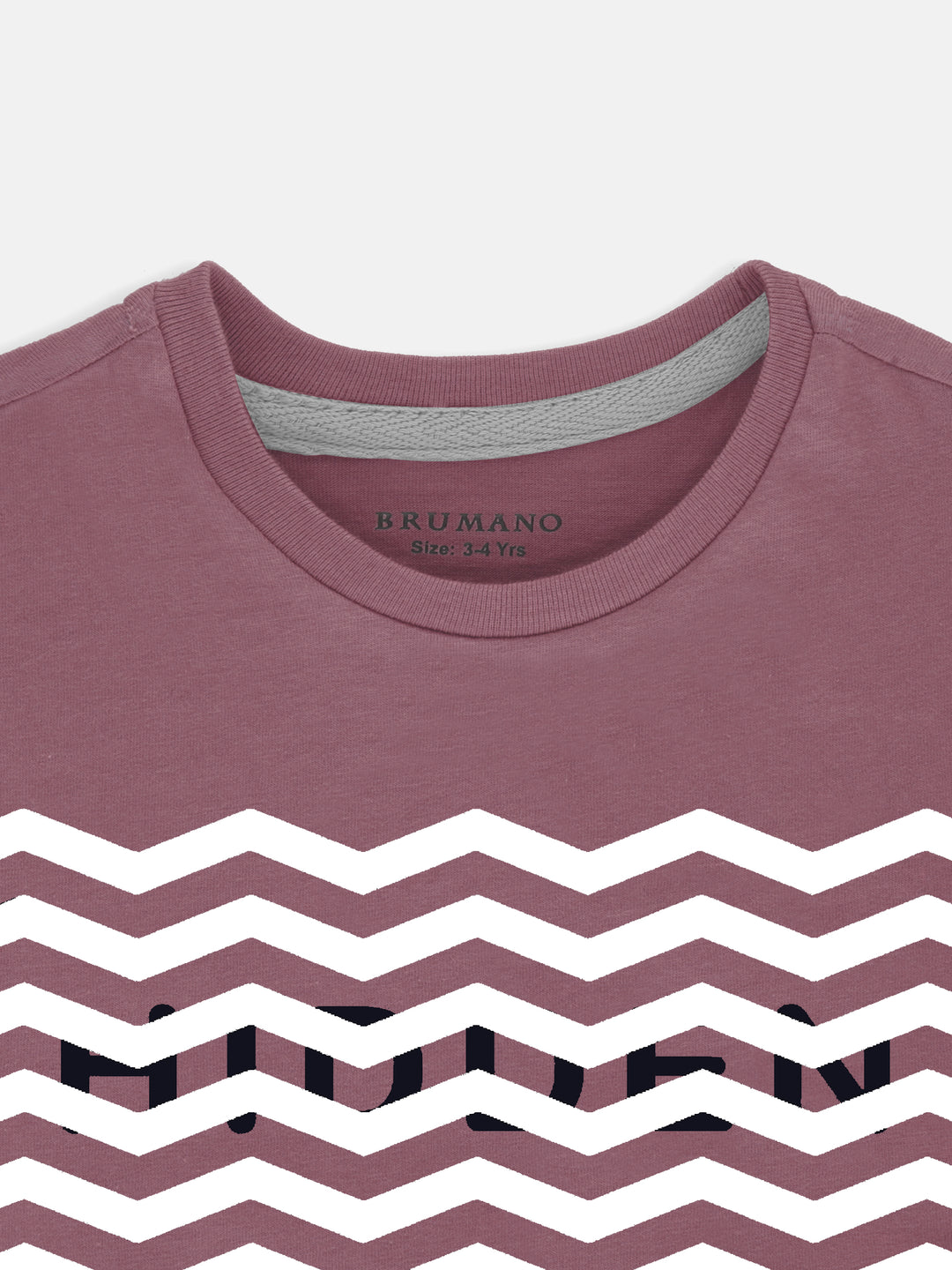 Tea Pink Graphic 'Hidden' Printed Casual Tee Brumano Pakistan