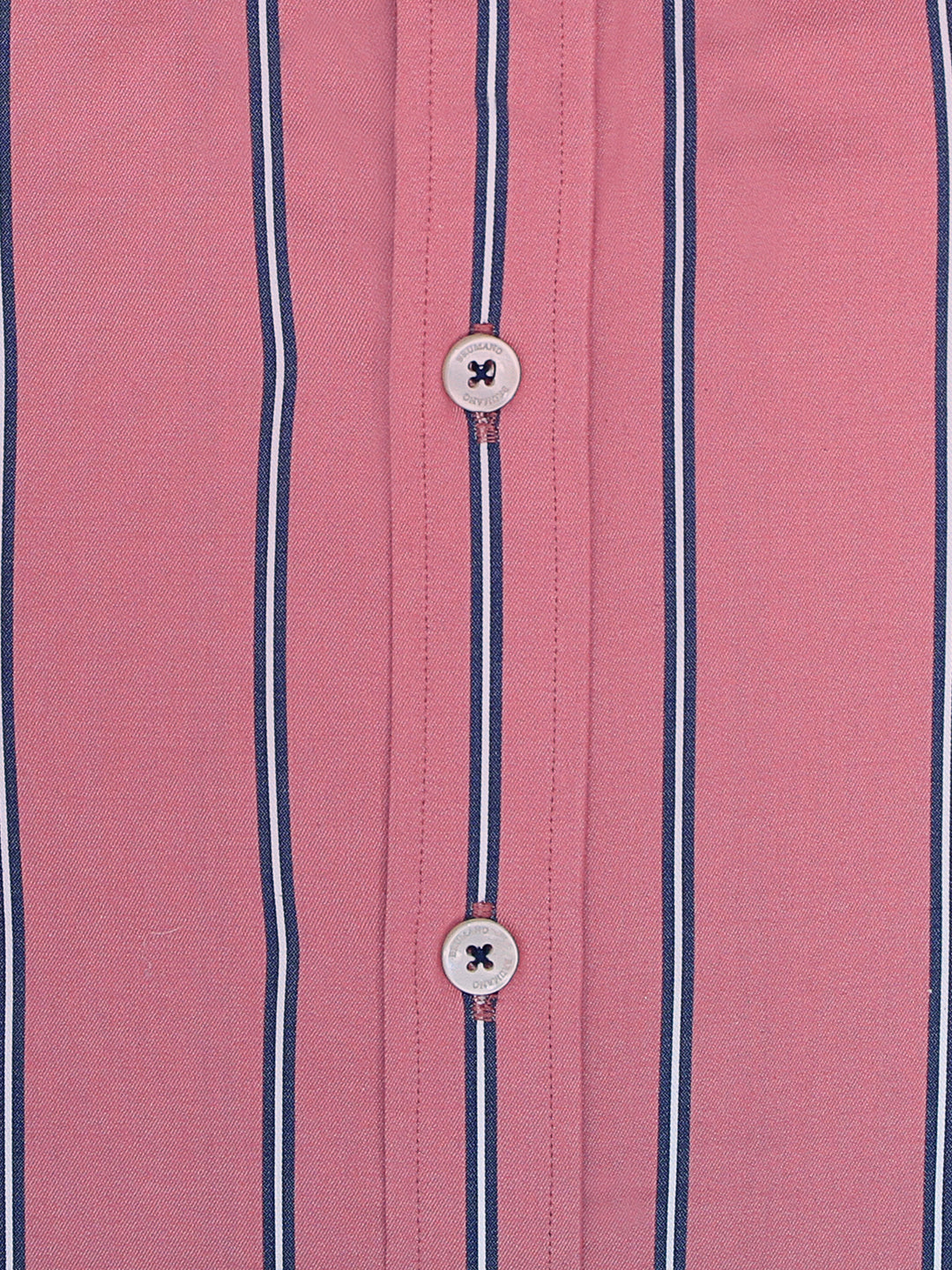 Tea Pink Striped Button Down Shirt Brumano Pakistan