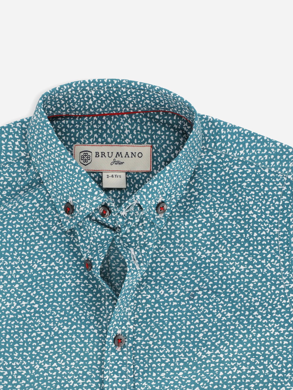 Turquoise Printed Half Sleeve Casual Shirt