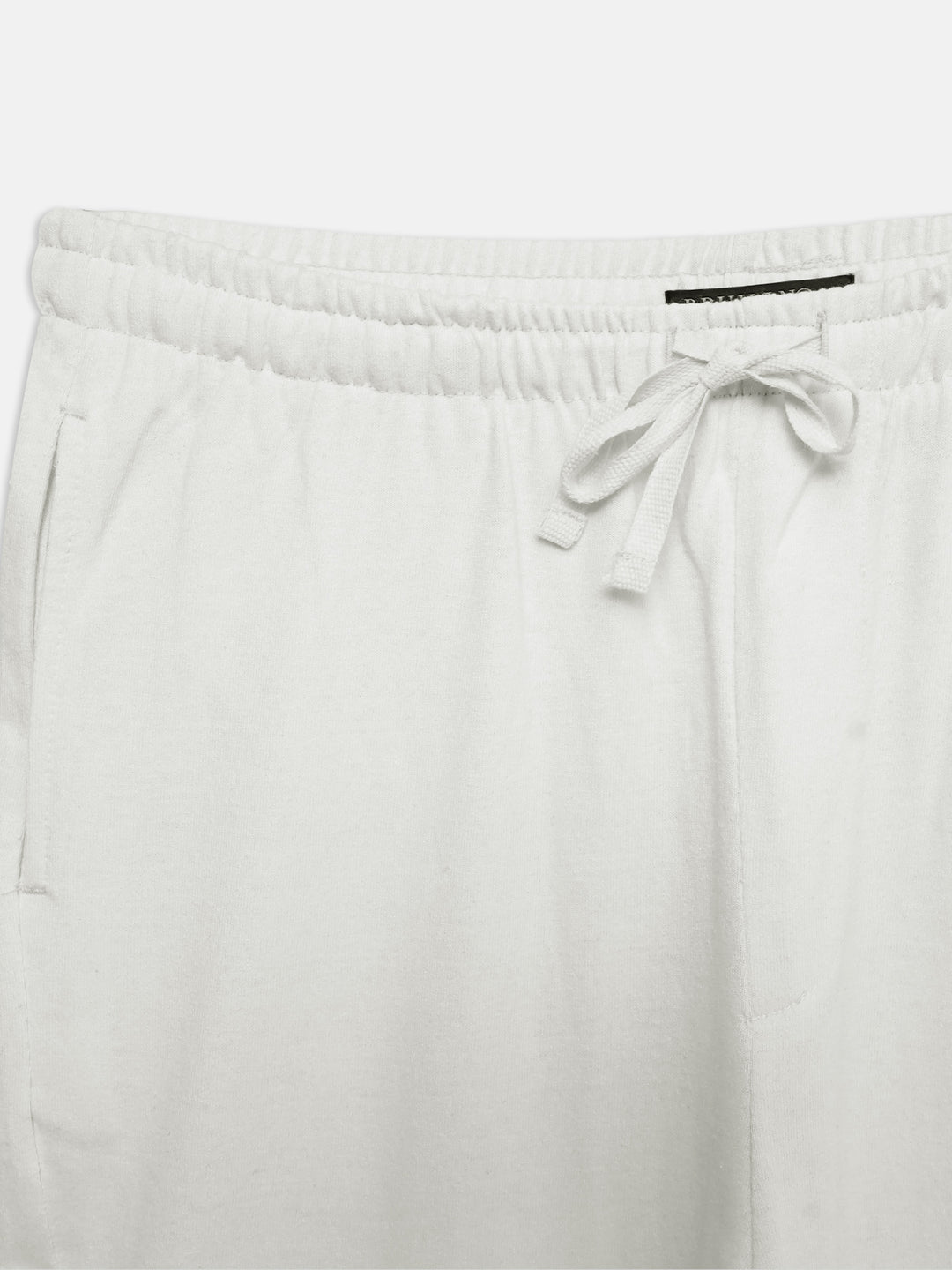 Man wearing vanilla relax fit knitted lounge pajama — Brumano Pakistan