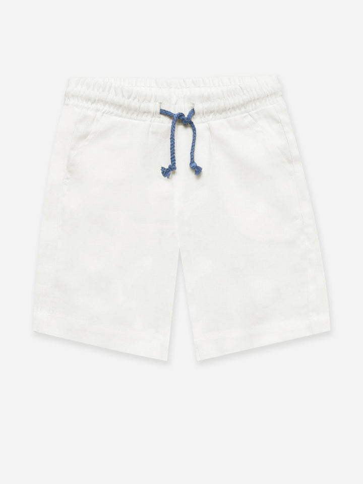 Vanilla Linen Casual Shorts - Junior