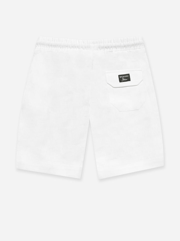 Vanilla Linen Casual Shorts - Junior