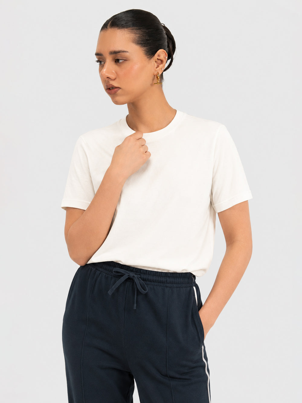 Vanilla Regular Fit Crew Neck T-Shirt - Women