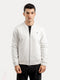 Vanilla Knitted Bomber Jacket
