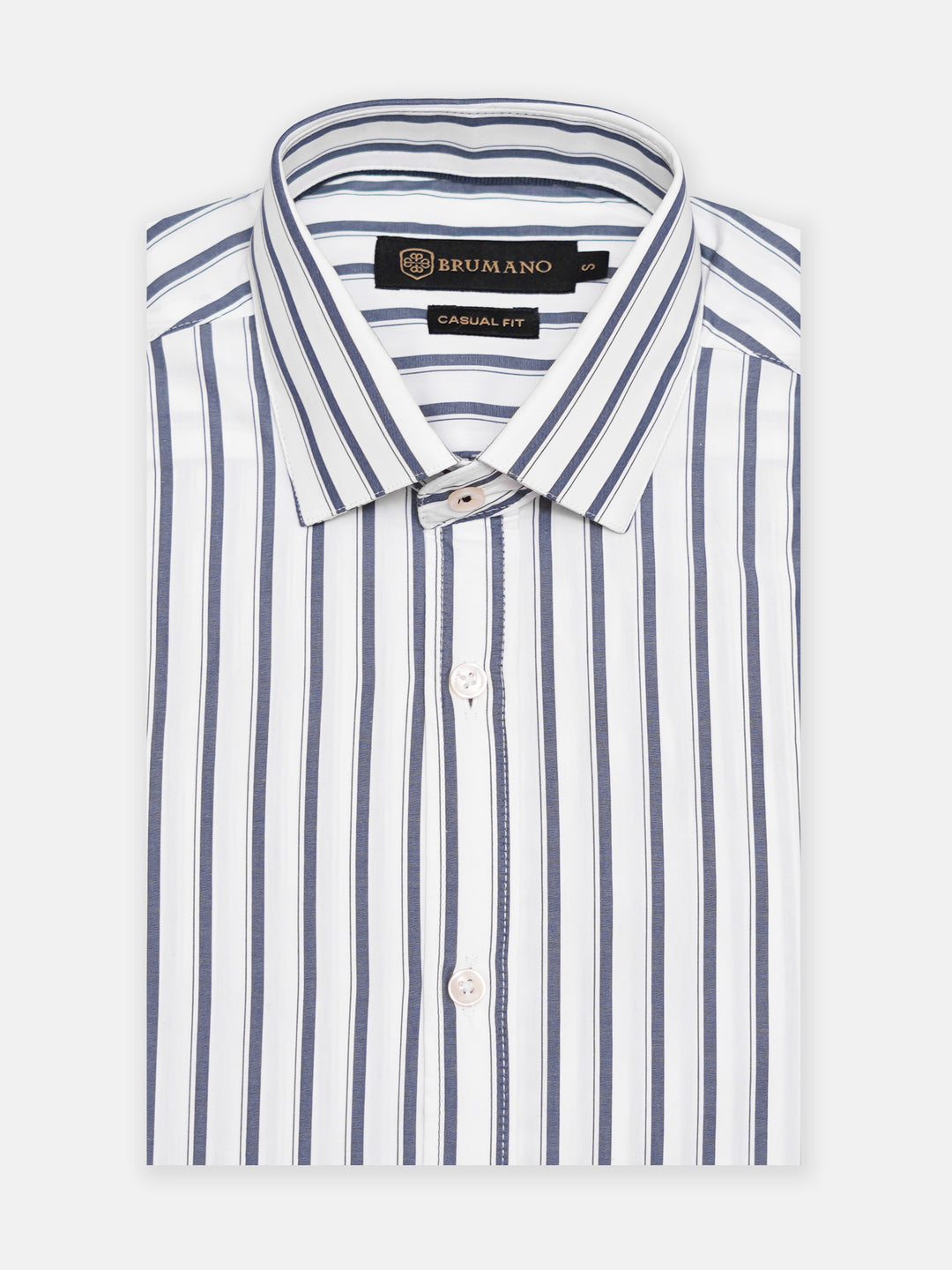 White Bengal Striped Formal Shirt