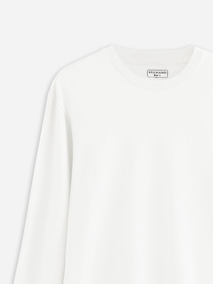 Close up of white cotton fabric texture