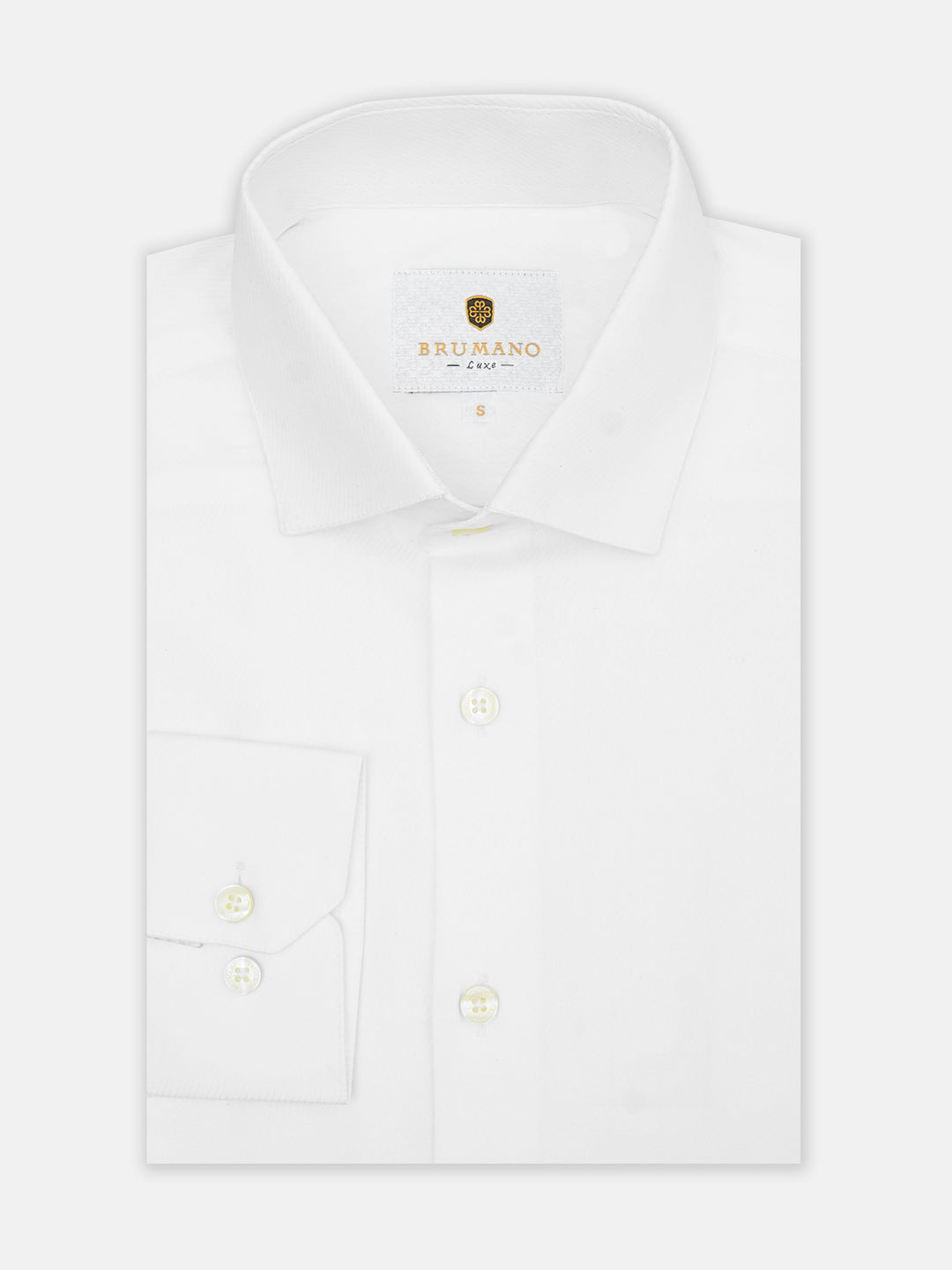White self striped formal shirt   luxe