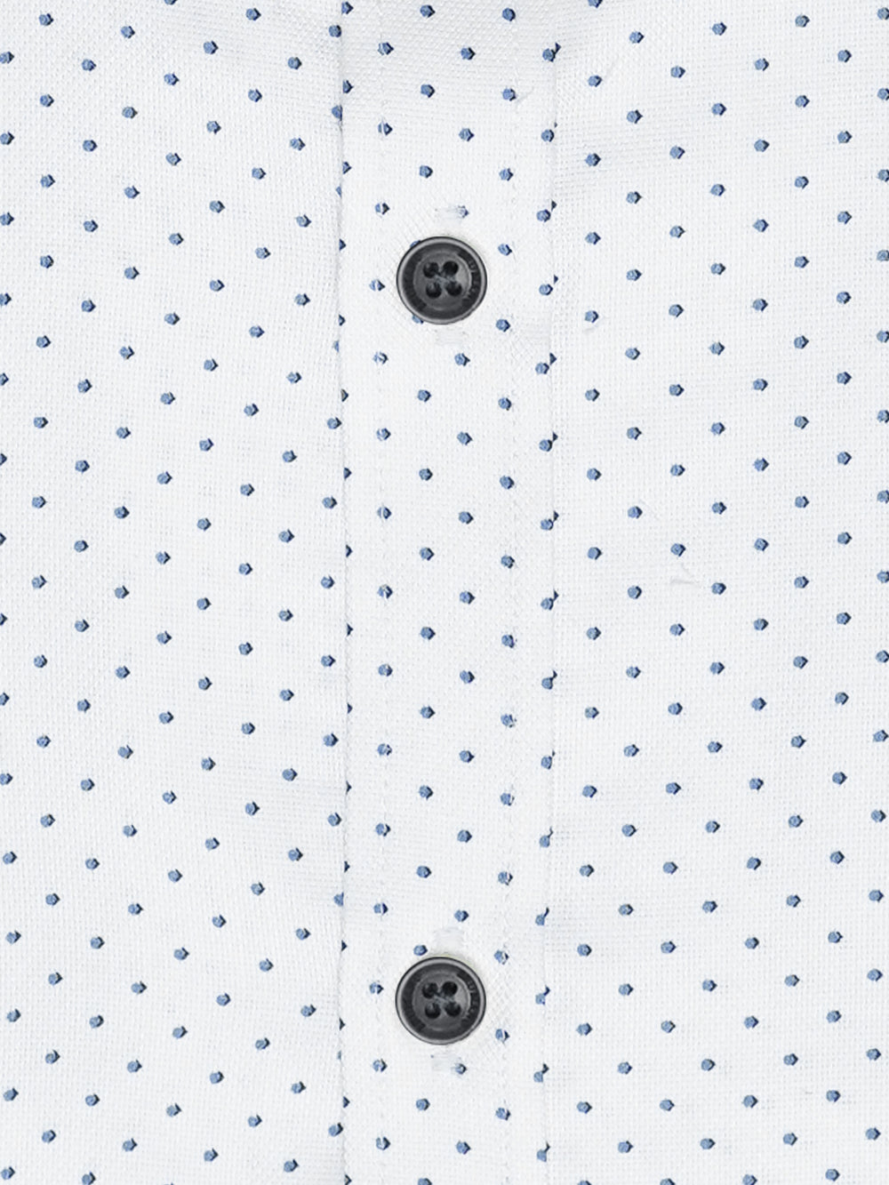 White polka dot printed shirt