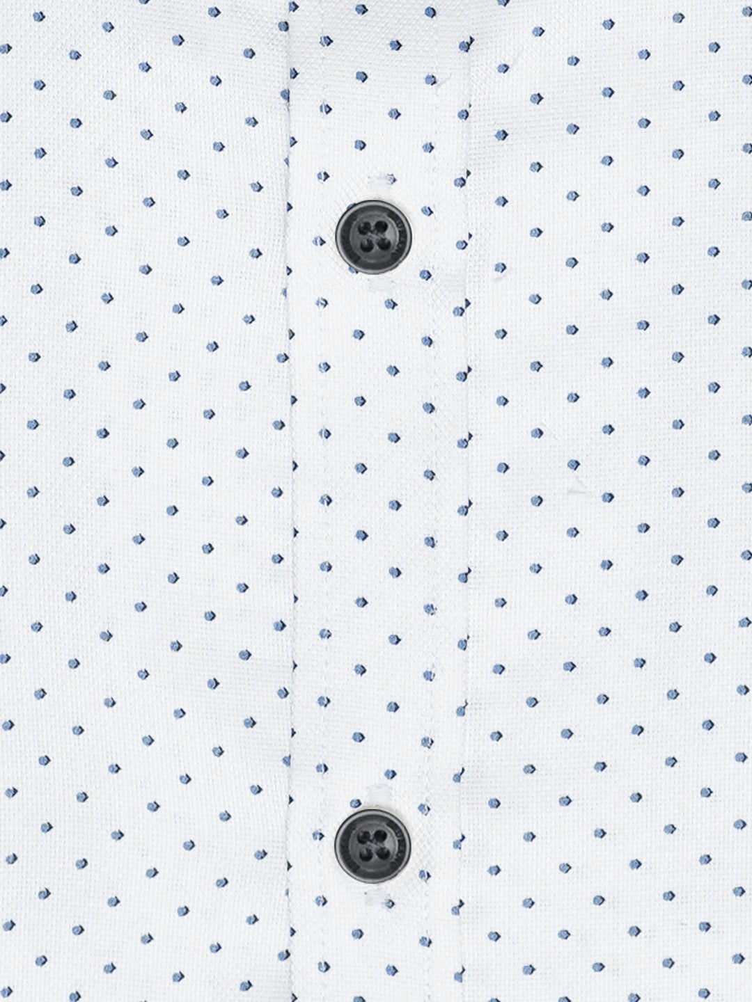 White Polka Dot Printed Shirt
