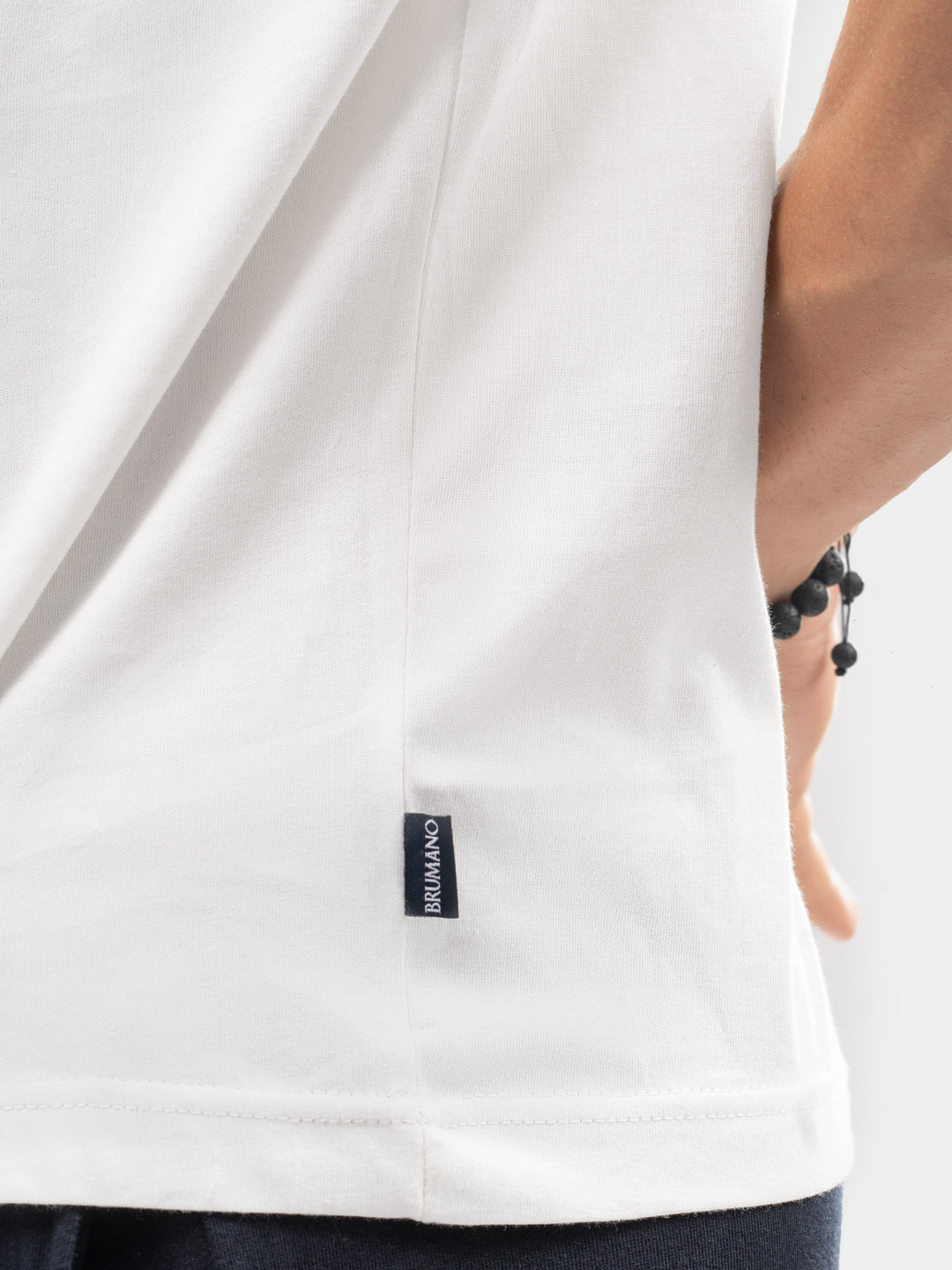 White Regular Fit Crew Neck T-Shirt