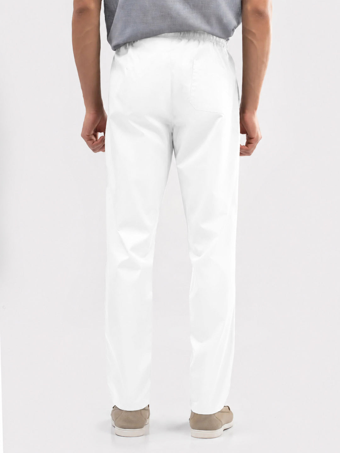 White Twill Casual Fit Pajama