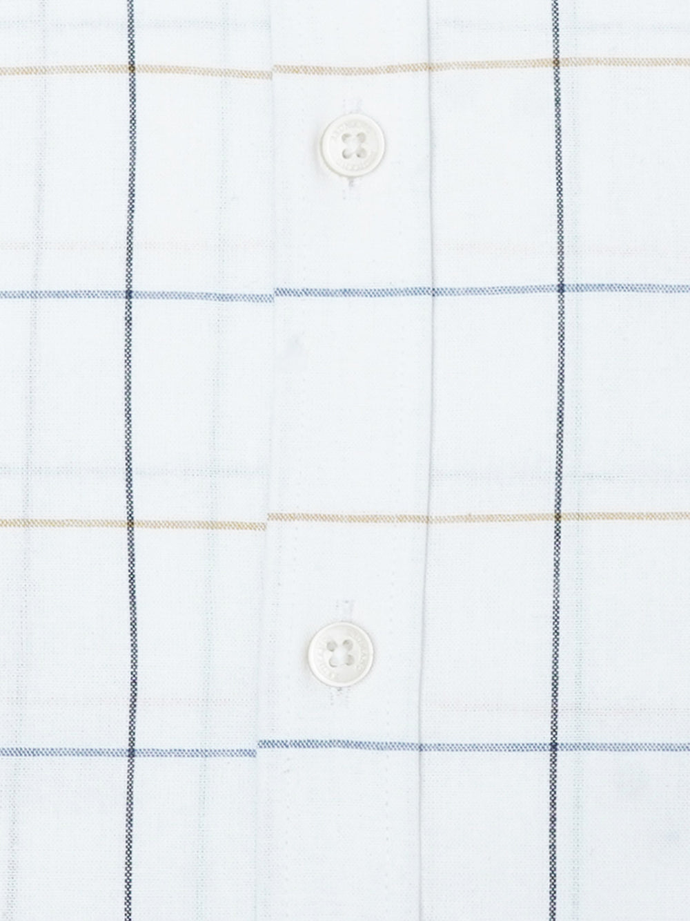 White Windowpane Checkered Formal Shirt