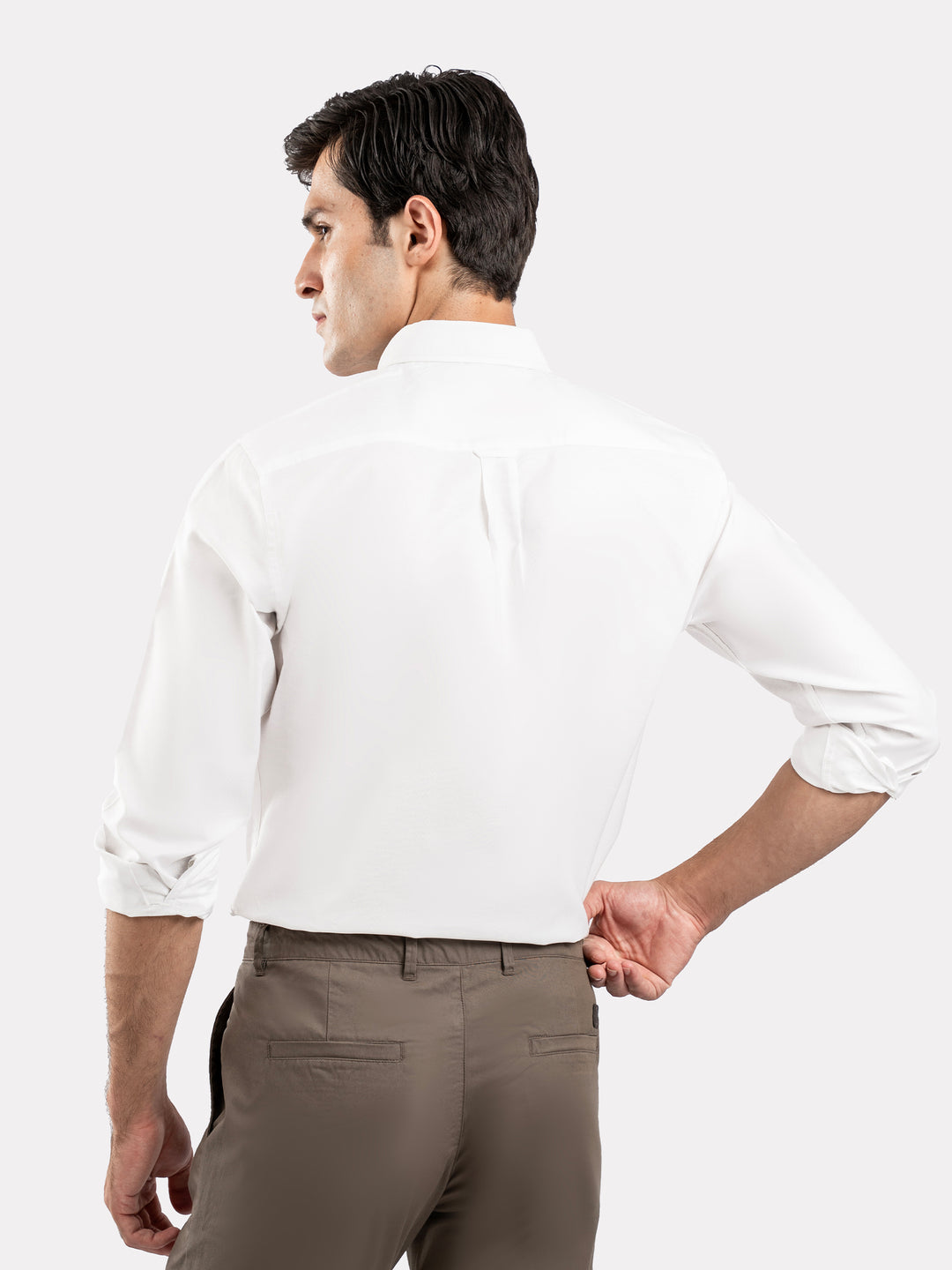 White Button Down Oxford Shirt