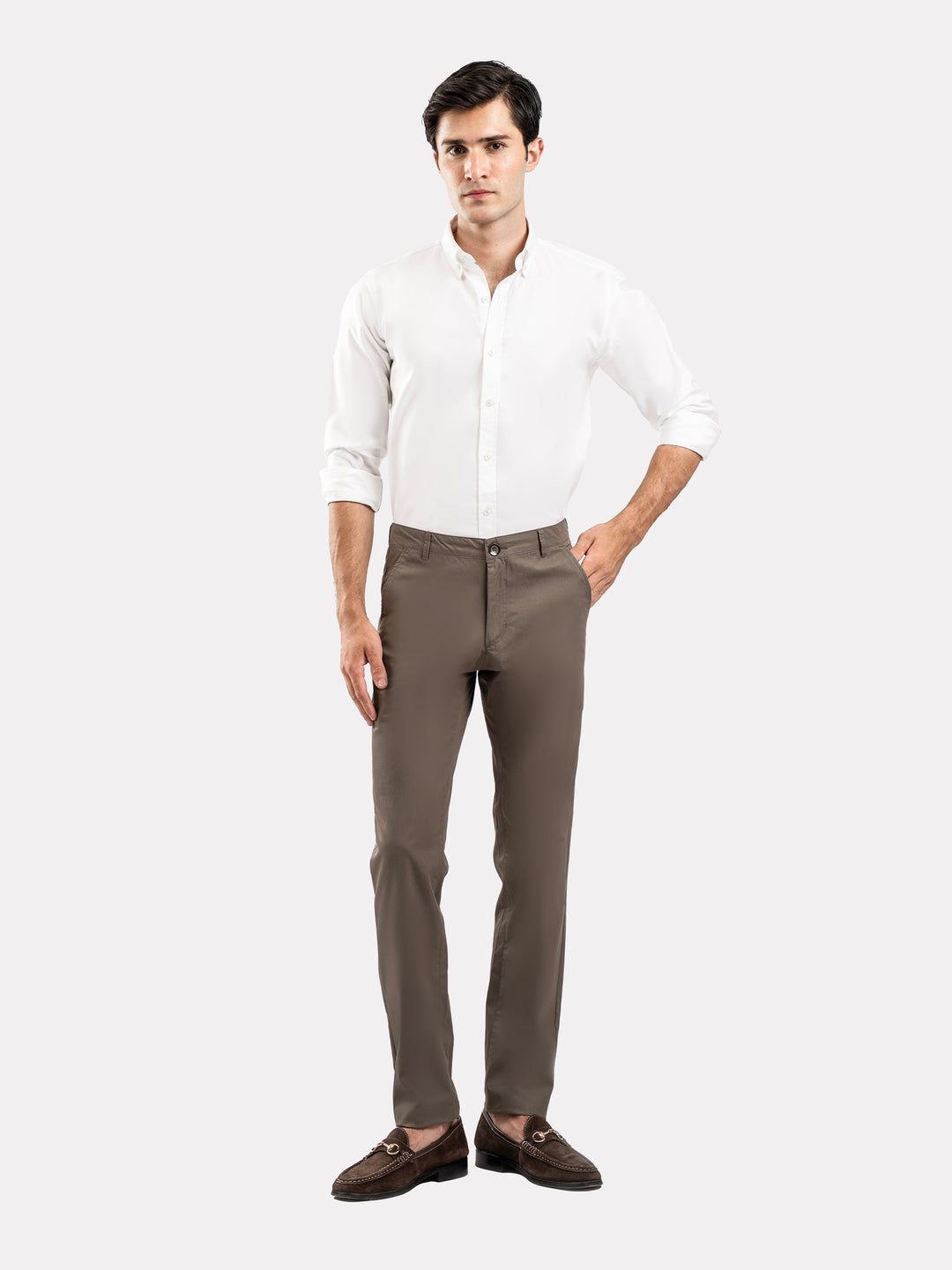 White Button Down Oxford Shirt