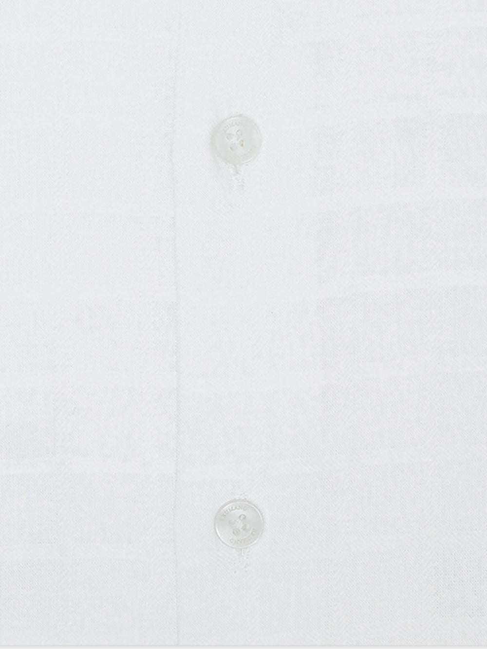 White Checkered Formal Shirt