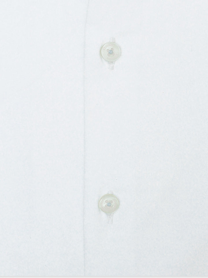 White Formal Shirt in Stretch Fabric