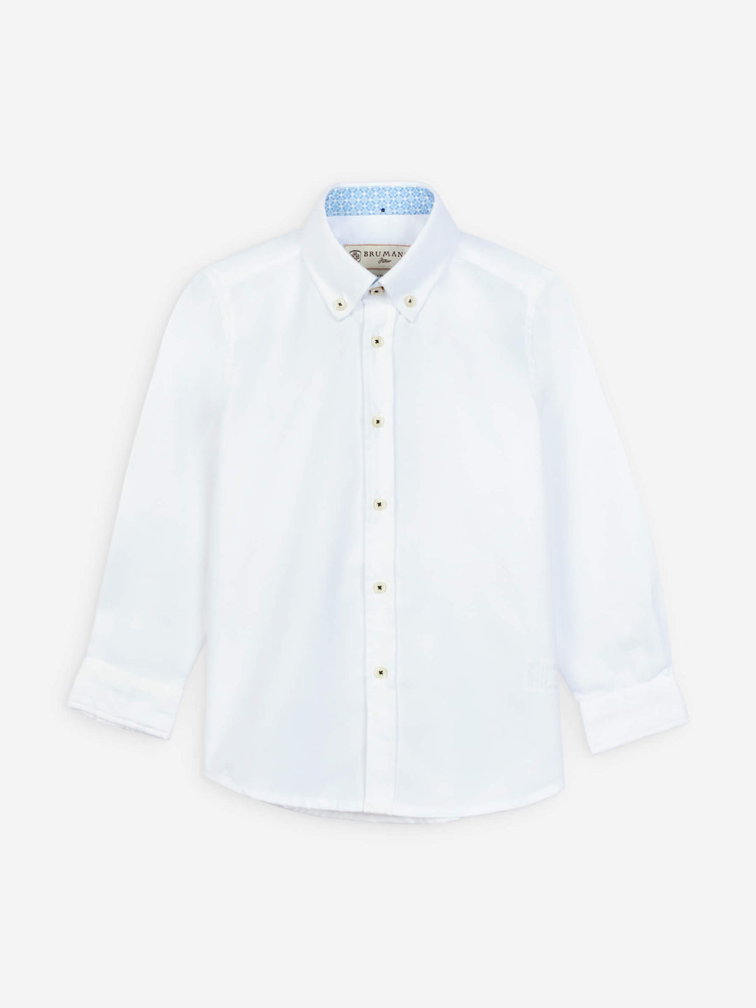 White Oxford Long Sleeve Casual Shirt Brumsno Pakistan