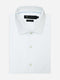 White Satin Shirt With High Collar