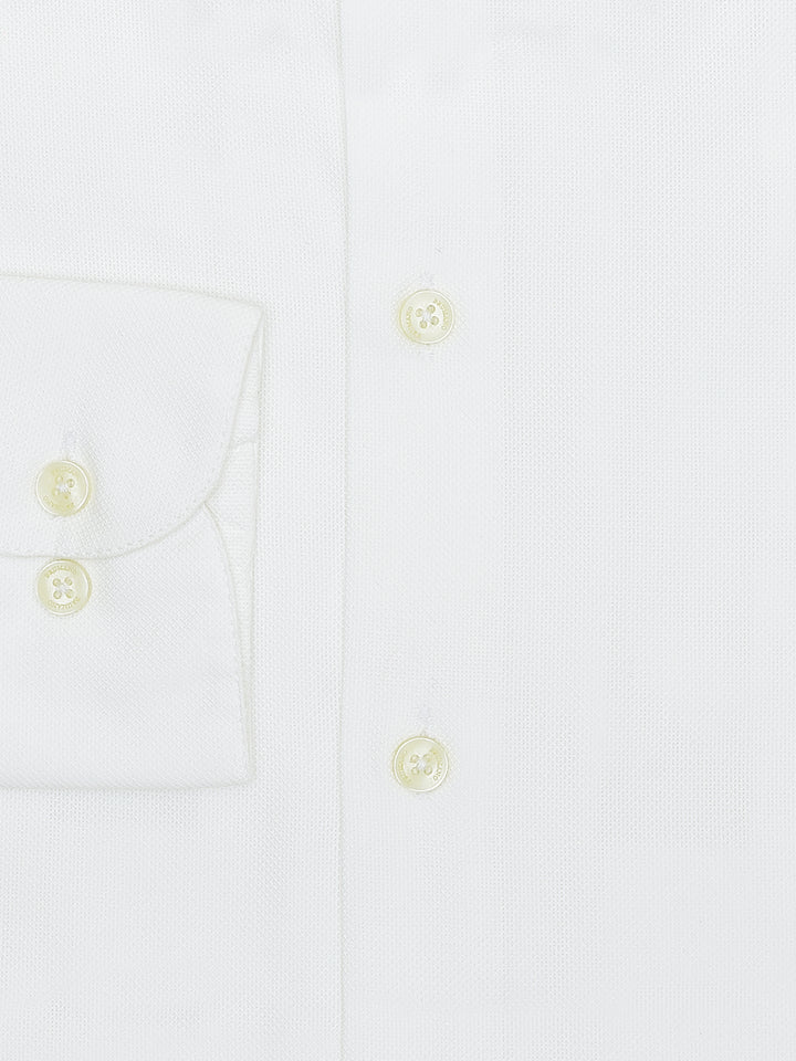 White Structured Formal Shirt - Luxe