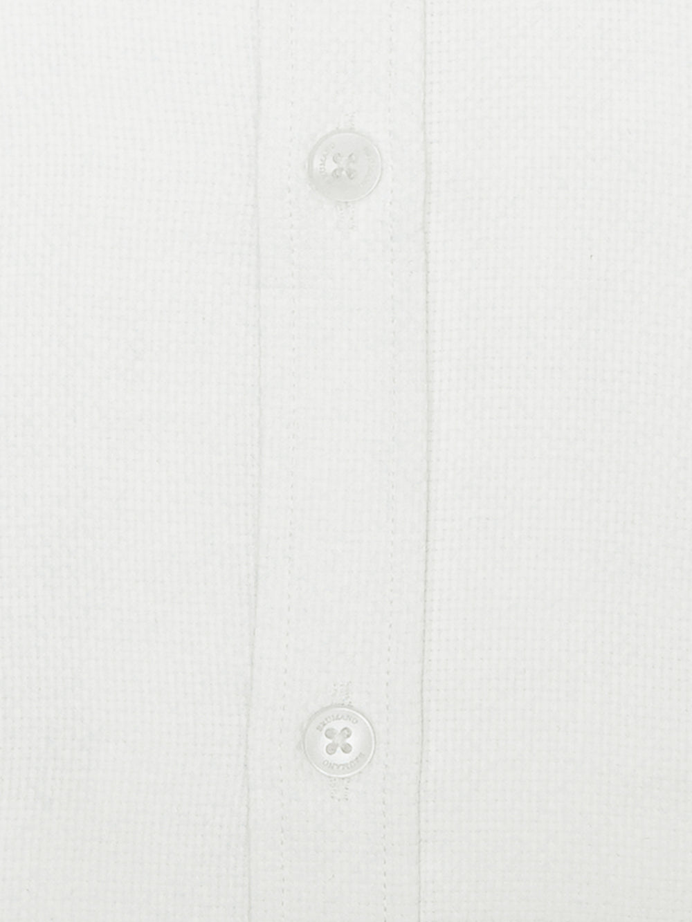 White Structured Formal Shirt