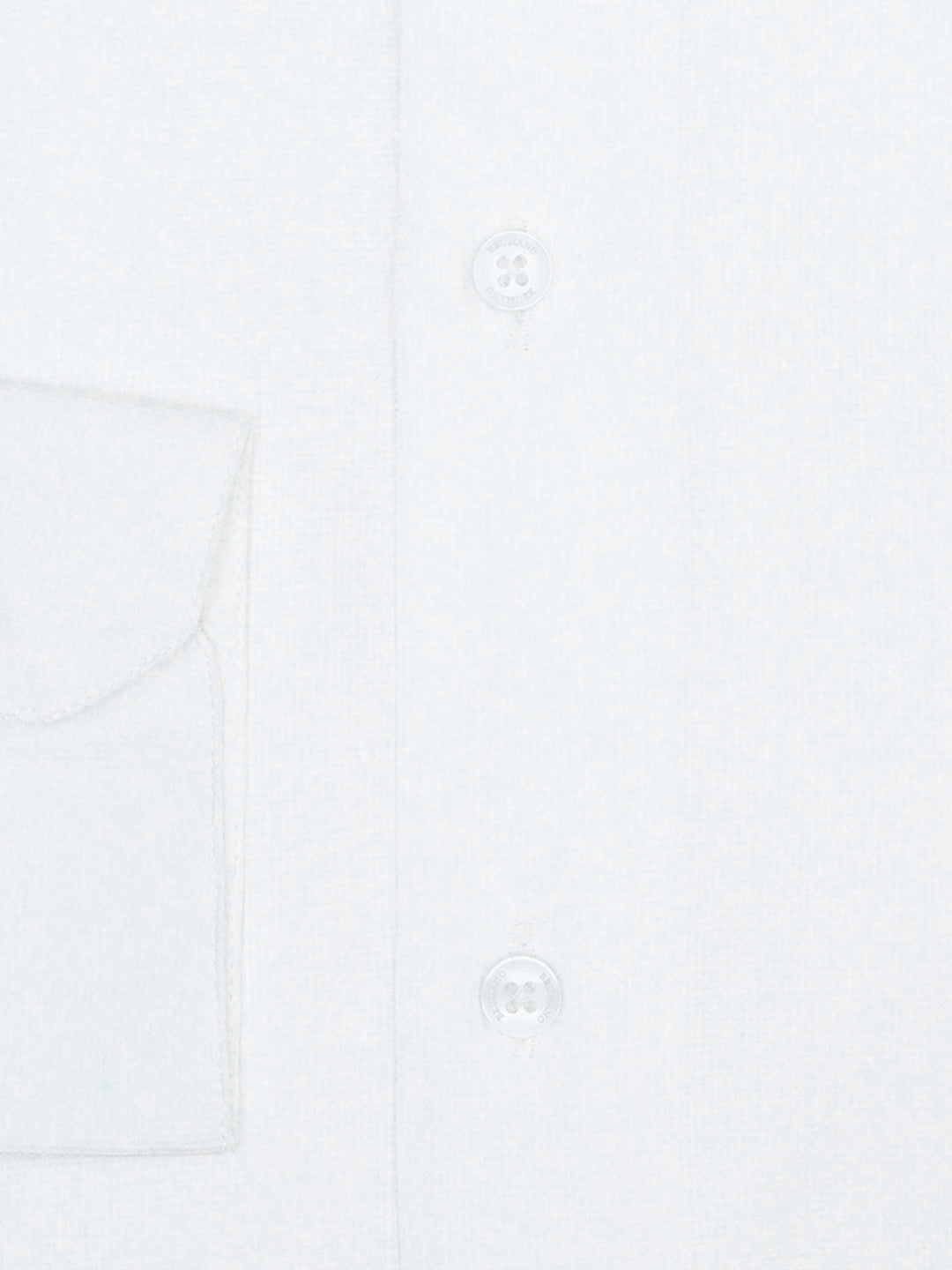 White Structured Shirt With High Collar - Luxe