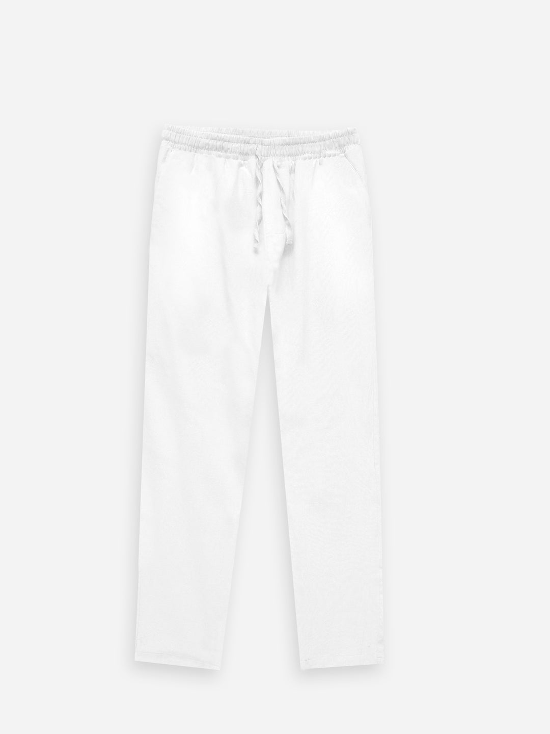 White Wrinkled Light Weight Cotton Pajama