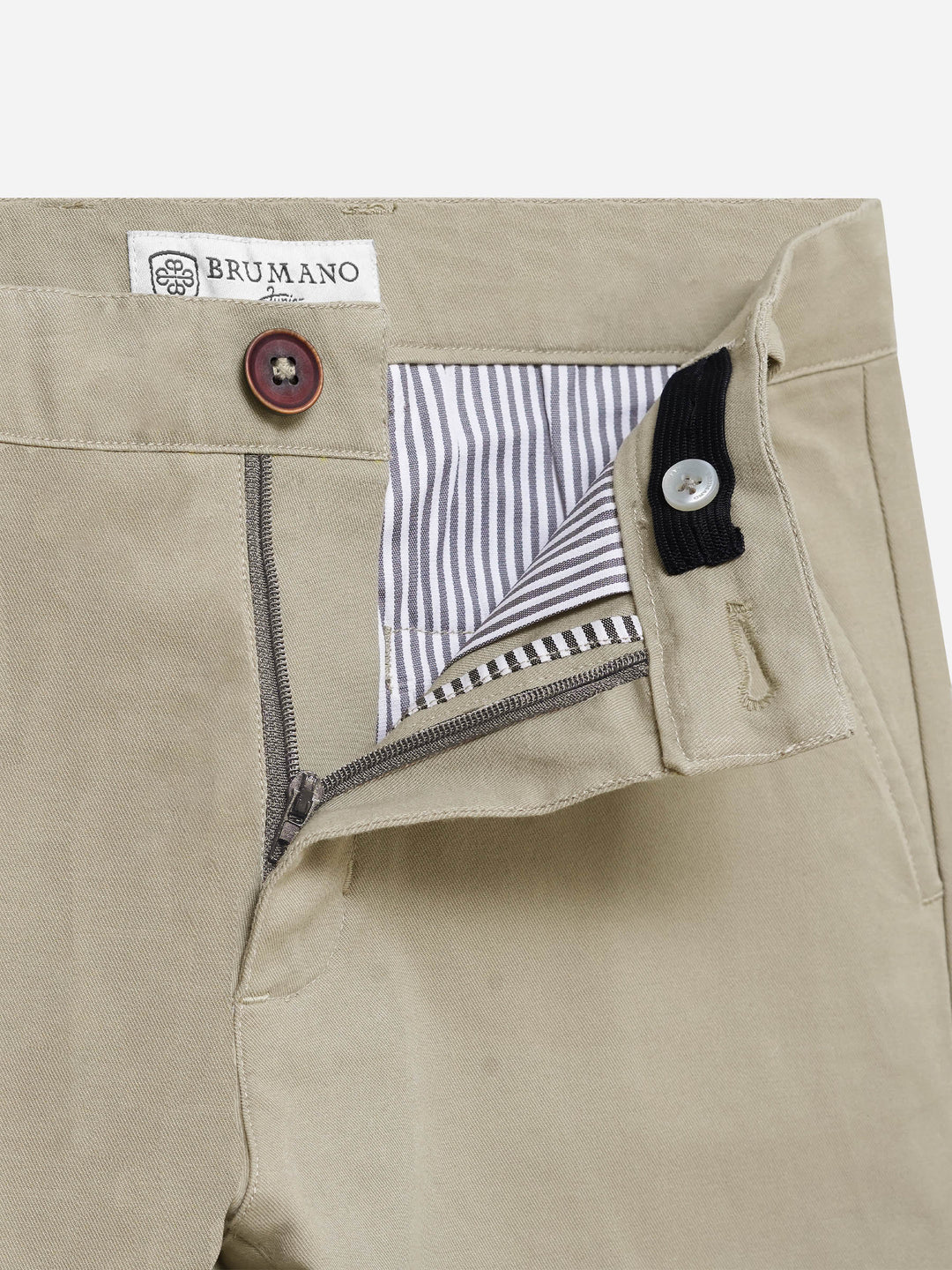 Khaki Casual Cotton Trouser - Junior