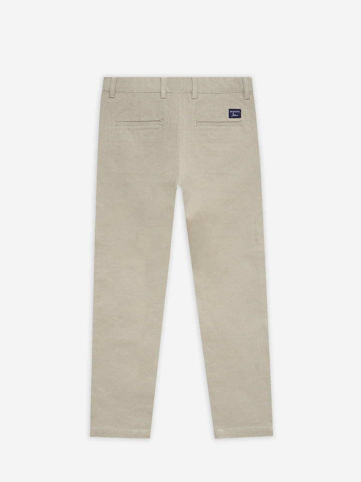 Khaki Casual Cotton Trouser - Junior